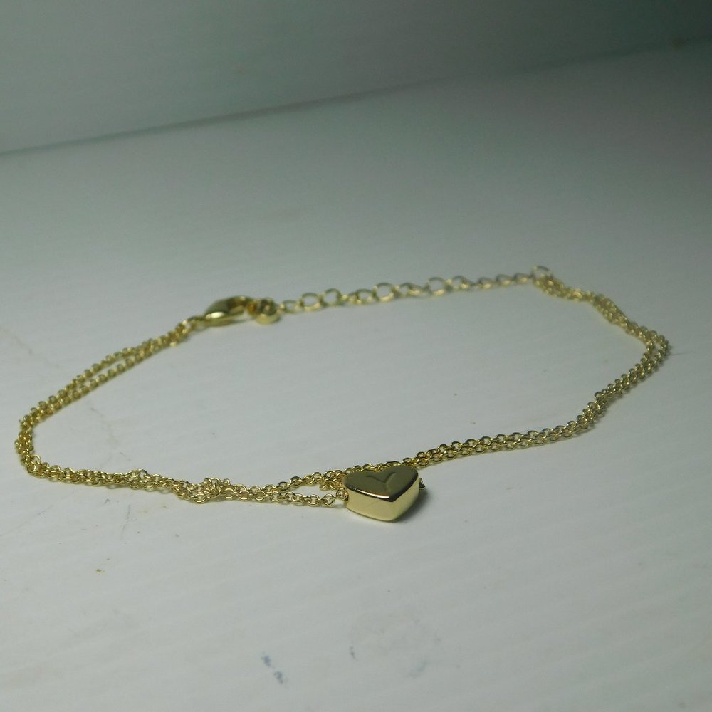 GOLD TONE ANKLE BRACELET